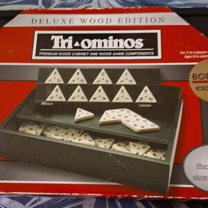 Deluxe Wood Edition Game - Black and White